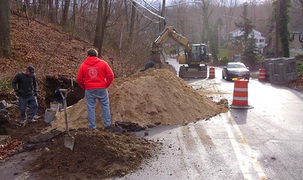Cove Road Drainage Work Cove Road Drainage Work